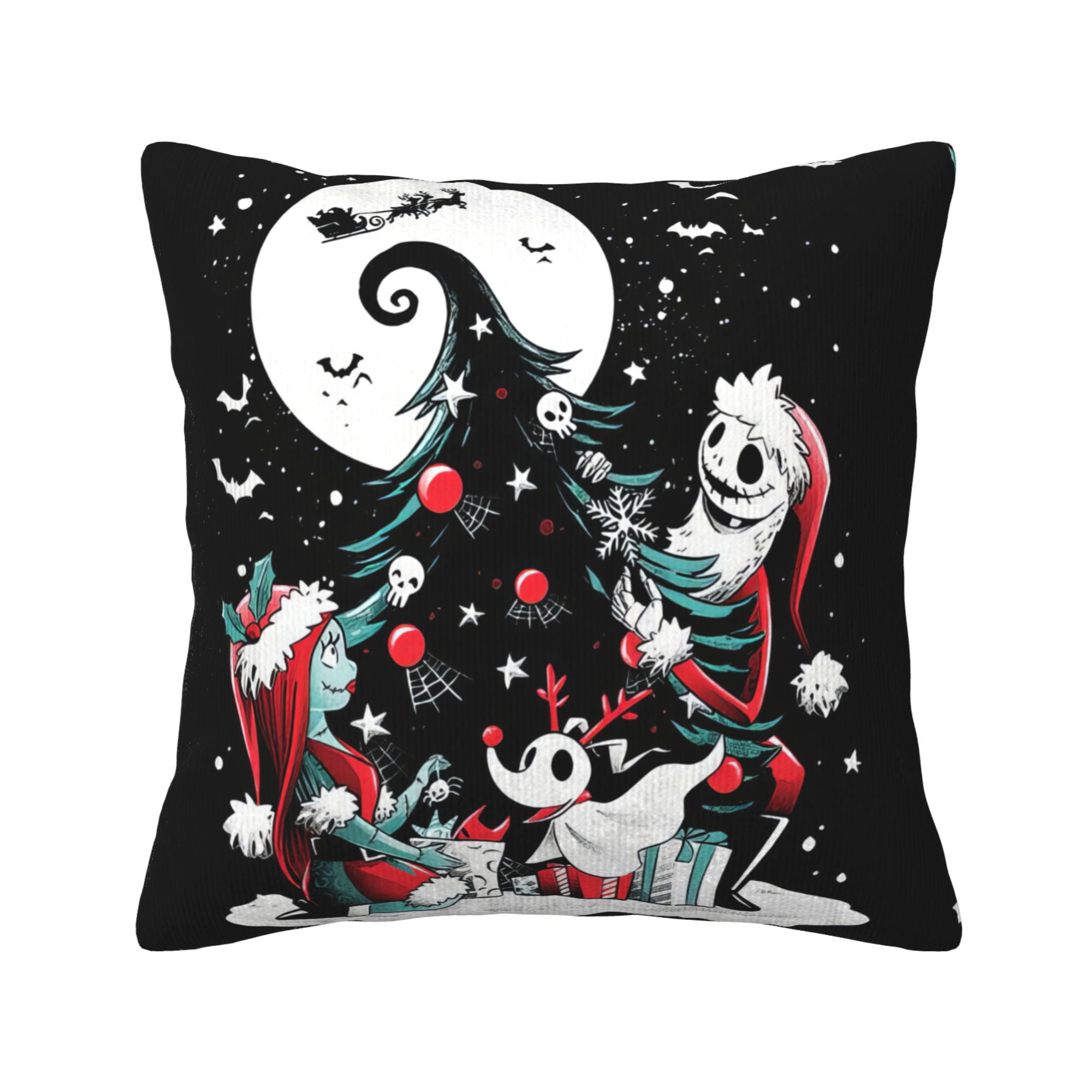 The Nightmare Before Christmas Throw Pillow Covers, Corduroy Decor