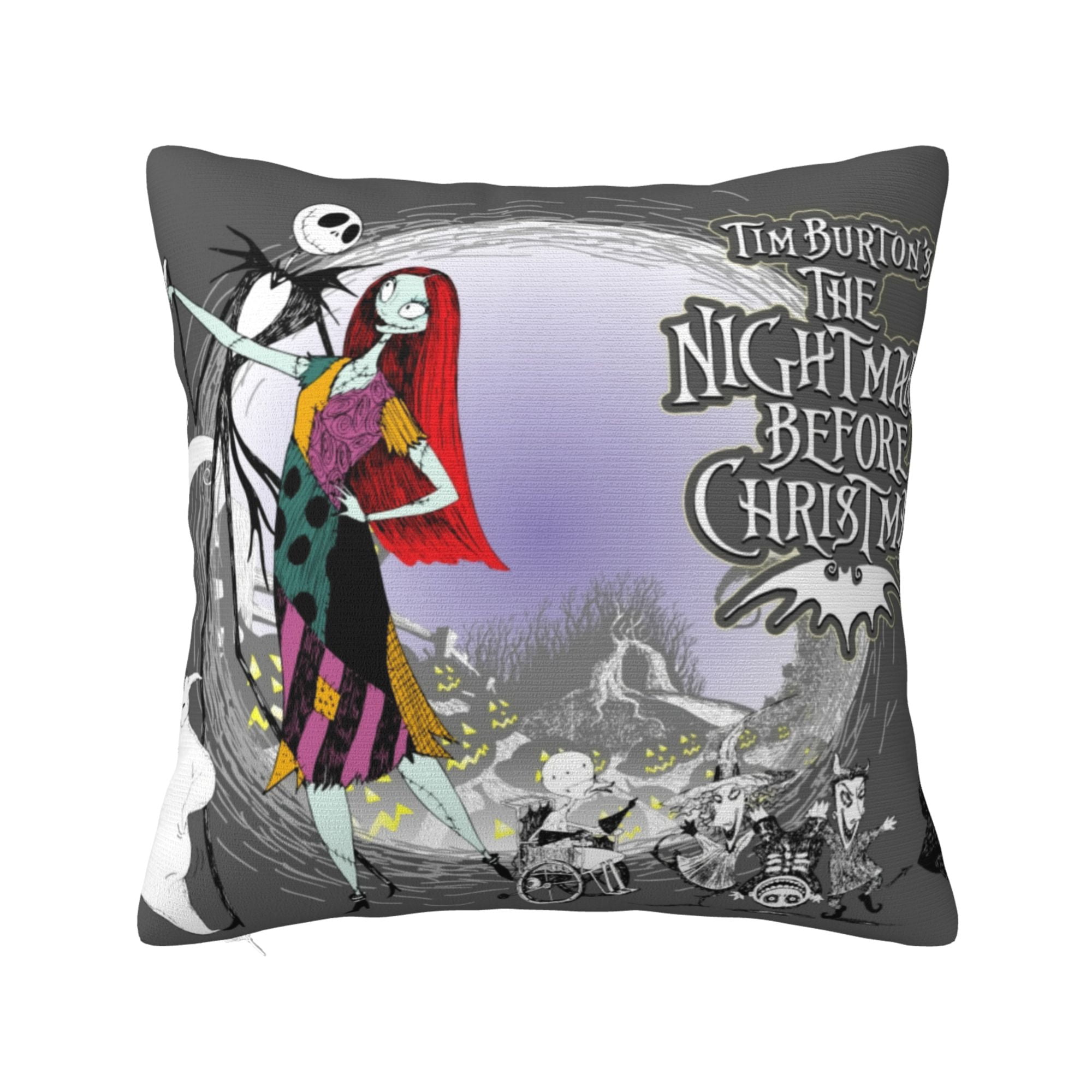 The Nightmare Before Christmas Throw Pillow Covers, Polyester Decor