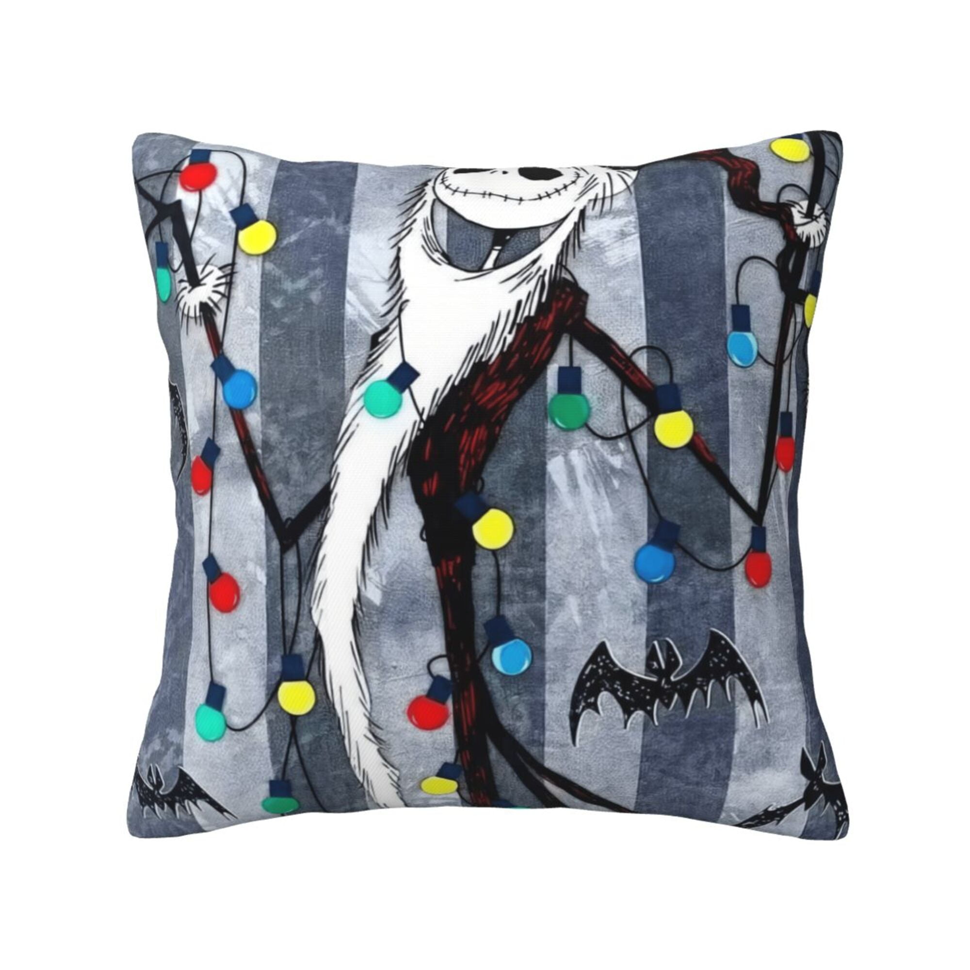 The Nightmare Before Christmas Throw Pillow Covers, Season Decor Pillow
