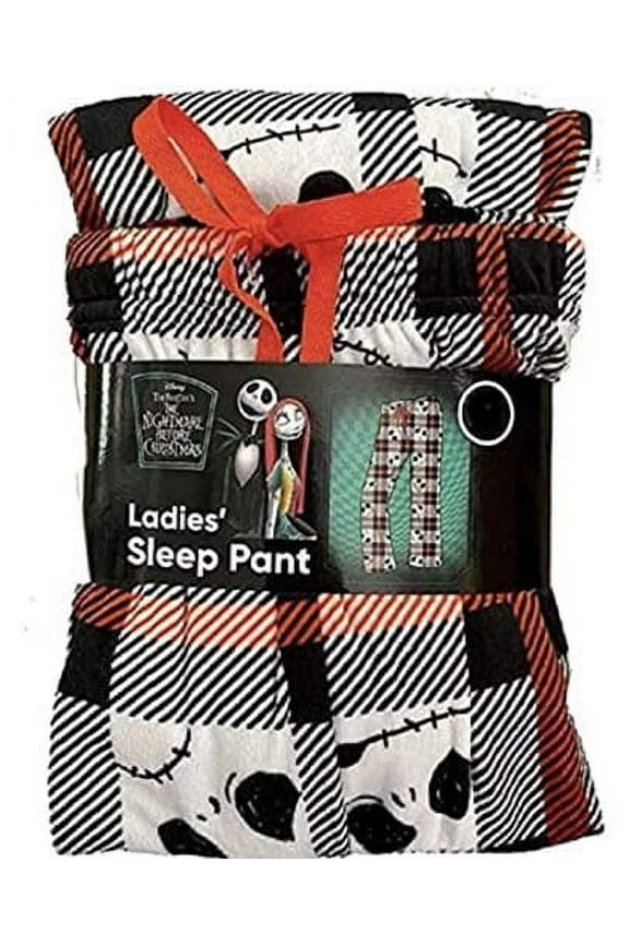 The Nightmare Before Christmas Tim Burton's Jack Skellington Ladies' Sleep Pant Size XL