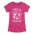 thumbnail image 1 of The Nightmare Before Christmas - Trick Or Treat - Toddler And Youth Girls Short Sleeve Graphic T-Shirt, 1 of 5