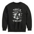 thumbnail image 1 of The Nightmare Before Christmas - Trick Or Treat - Youth Crewneck Fleece Sweatshirt, 1 of 5