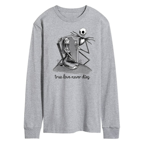 The Nightmare Before Christmas - True Love Never Dies - Men's Long Sleeve T-Shirt