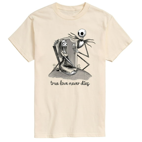 The Nightmare Before Christmas - True Love Never Dies - Men's Short Sleeve Graphic T-Shirt