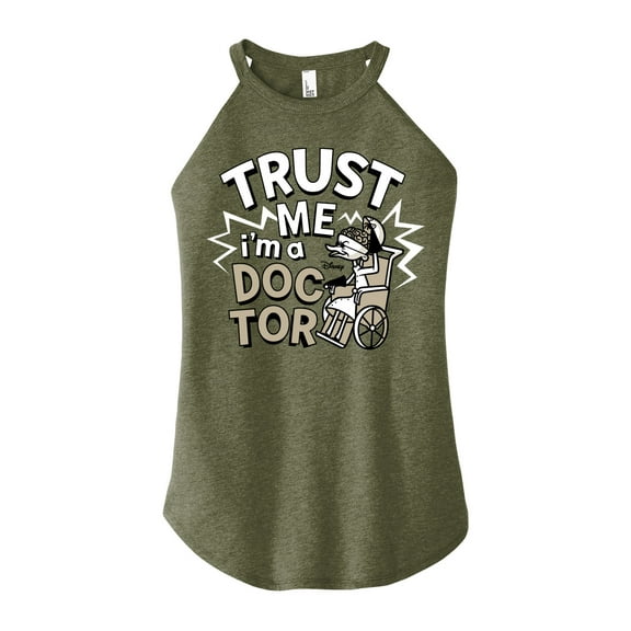 The Nightmare Before Christmas - Trust Me I'm A Doctor - Juniors High Neck Tank Top
