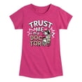 thumbnail image 1 of The Nightmare Before Christmas - Trust Me I'm A Doctor - Toddler And Youth Girls Short Sleeve Graphic T-Shirt, 1 of 5
