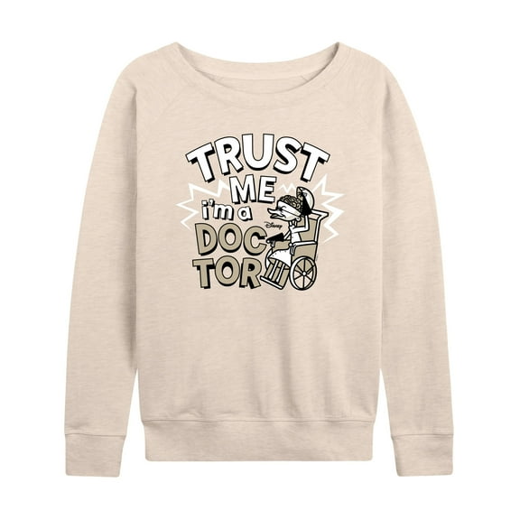 The Nightmare Before Christmas - Trust Me I'm A Doctor - Women's Lightweight French Terry Long Sleeve Shirt