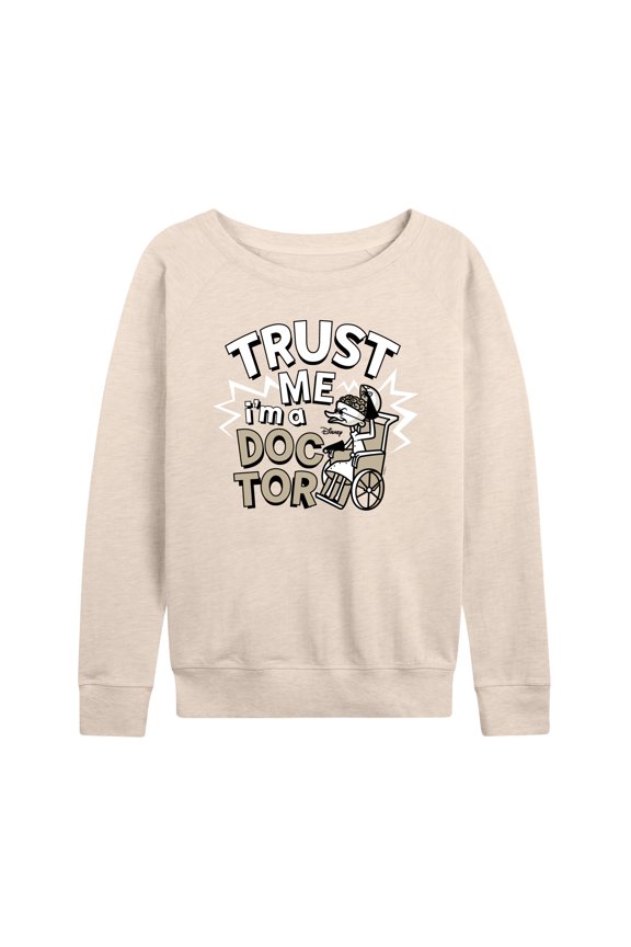 - Trust Me I'm A Doctor - Women's Lightweight French Terry Long Sleeve Shirt