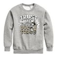 thumbnail image 1 of The Nightmare Before Christmas - Trust Me I'm A Doctor - Youth Crewneck Fleece Sweatshirt, 1 of 5
