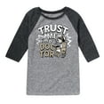 thumbnail image 1 of The Nightmare Before Christmas - Trust Me I'm A Doctor - Youth Raglan Graphic T-Shirt, 1 of 5