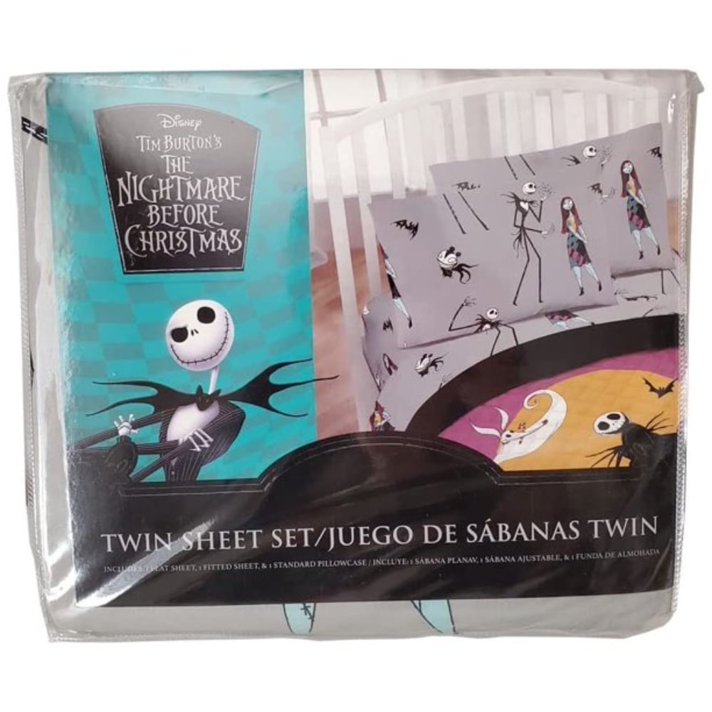 The Nightmare Before Christmas Twin Sheet Set