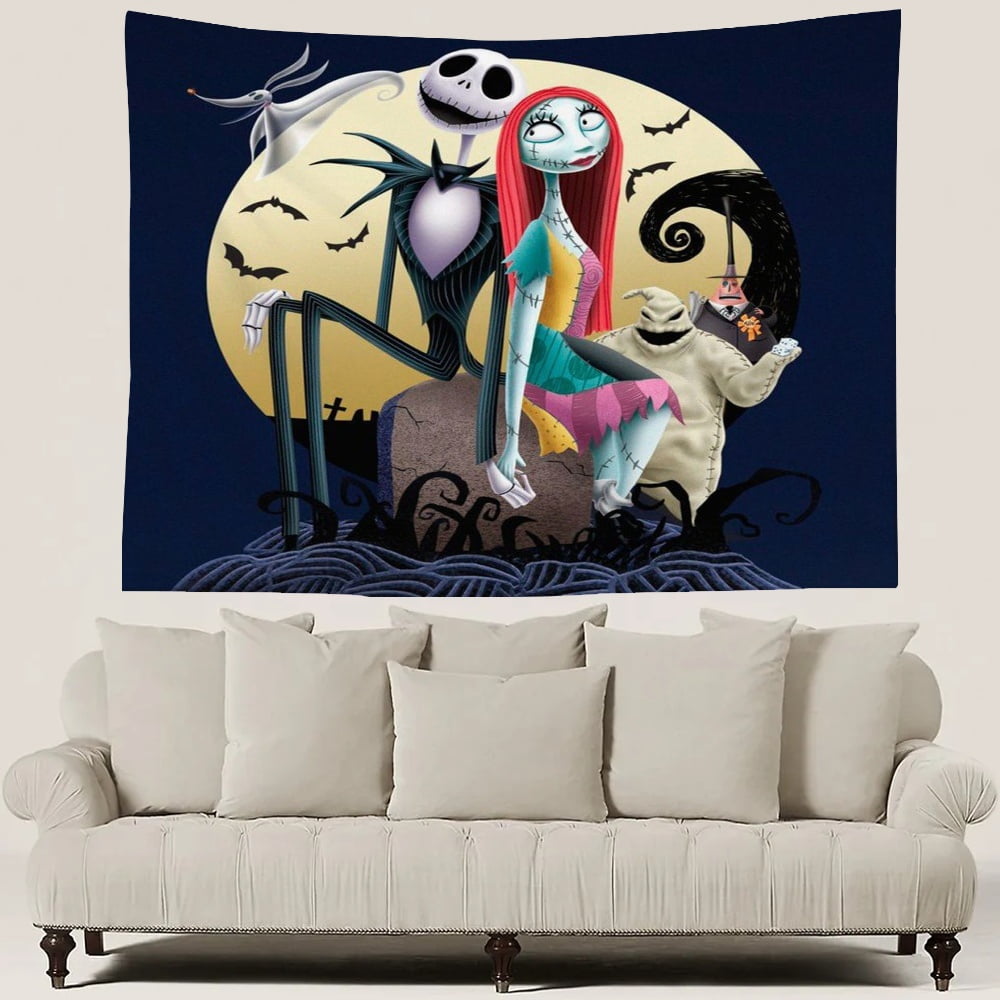 The Nightmare Before Christmas Vintage Tapestry Wall Hanging Retro Art The Nightmare Before Christmas Vintage Tapestry Wall Hanging Retro Art Print Decor For Dorm Nursery Bedroom D 100 75cm 829a0909 586d 424b A7f8 784718365c3b.01434122191a36ec8ae1ec9eea98d431