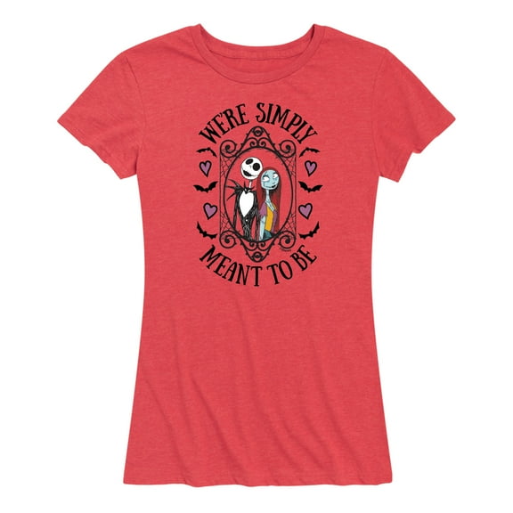 The Nightmare Before Christmas - We're Simply Meant To Be - Women's Short Sleeve Graphic T-Shirt