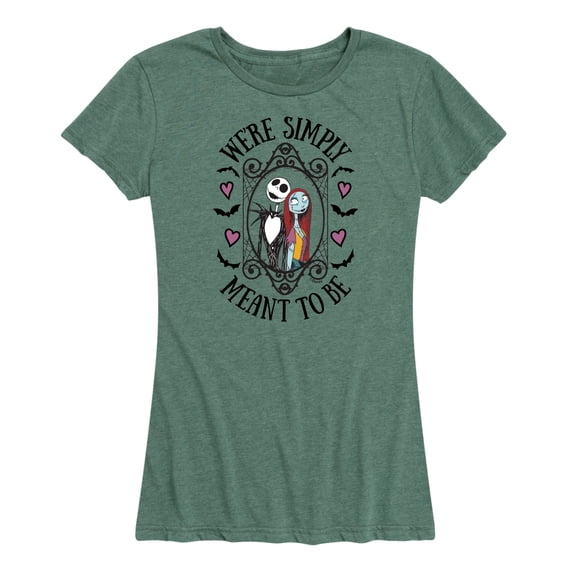 The Nightmare Before Christmas - We're Simply Meant To Be - Women's Short Sleeve Graphic T-Shirt