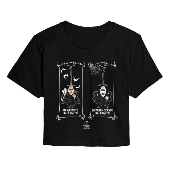 The Nightmare Before Christmas - When It's Halloween Cropped Graphic T-Shirt