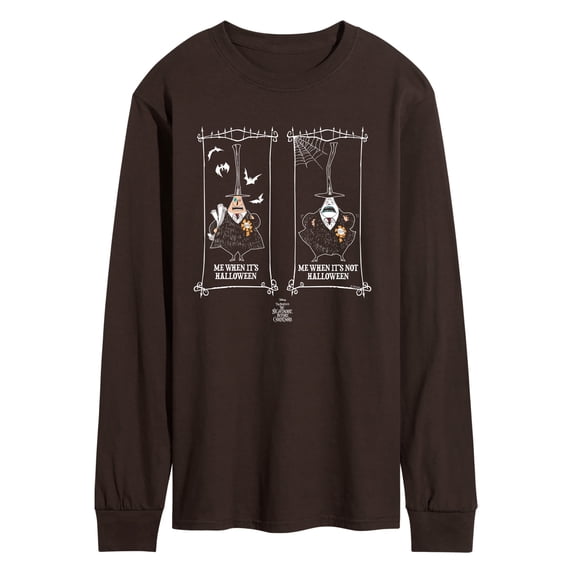 The Nightmare Before Christmas - When It's Halloween - Men's Long Sleeve Graphic T-Shirt