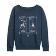 thumbnail image 1 of The Nightmare Before Christmas - When It's Halloween - Women's French Terry Long Sleeve Pullover, 1 of 4