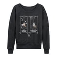 thumbnail image 1 of The Nightmare Before Christmas - When It's Halloween - Women's French Terry Long Sleeve Pullover, 1 of 4
