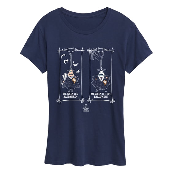 The Nightmare Before Christmas - When It's Halloween - Women's Short Sleeve Graphic T-Shirt