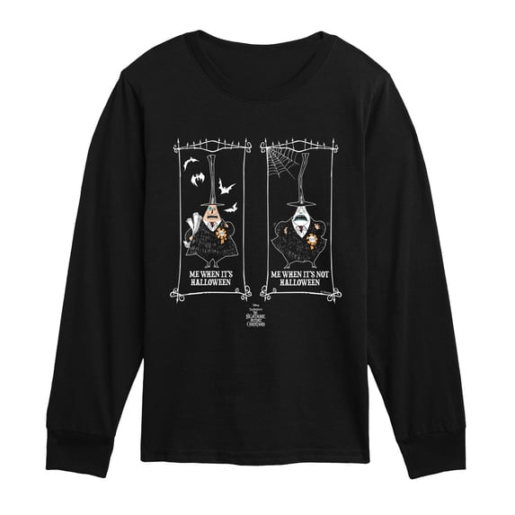 The Nightmare Before Christmas - When It's Halloween - Youth Boys Long Sleeve Graphic T-Shirt
