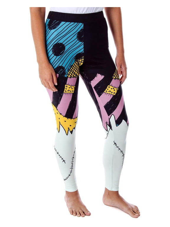 The Nightmare Before Christmas Women's I Am Sally Rag Doll Costume Tights Leggings