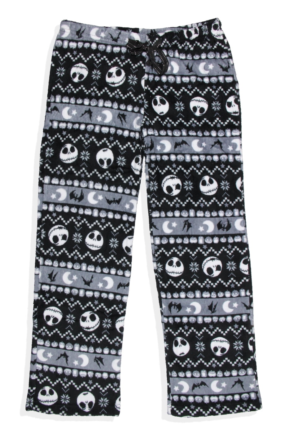 INTIMO Nightmare Before Christmas Pajama Set – Jack Skellington Santa Joggers, Women's Large, Black - View #4