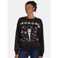 thumbnail image 1 of The Nightmare Before Christmas Women's Light Up Sweatshirt, 1 of 6