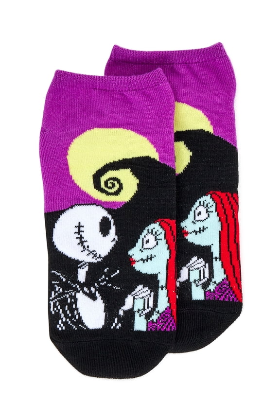 The Nightmare Before Christmas Women's No Show Socks, 1-Pack