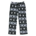 thumbnail image 1 of The Nightmare Before Christmas Women's S Skellington/Round Neck/Polyester Plush Pajama Pants, Black, 1 of 5