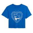 thumbnail image 1 of The Nightmare Before Christmas - Zero Coquette - Juniors Cropped Graphic T-Shirt, 1 of 3
