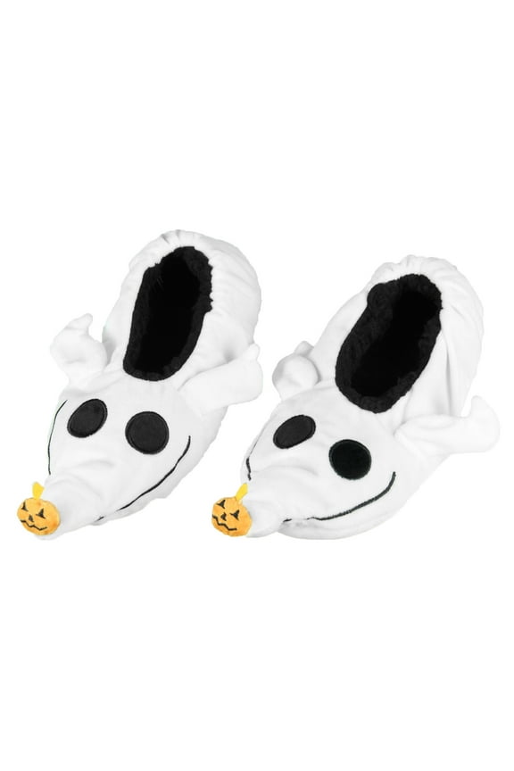 The Nightmare Before Christmas Zero Dog Character Slipper Socks with No-Slip Sole For Women Men