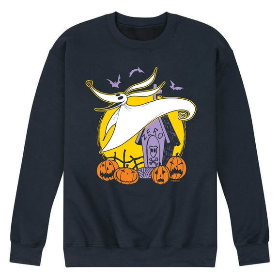 The Nightmare Before Christmas - Zero - Men's Crew Neck Fleece Pullover