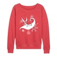 thumbnail image 1 of The Nightmare Before Christmas - Zero Snowflakes - Women's French Terry Long Sleeve Pullover, 1 of 3