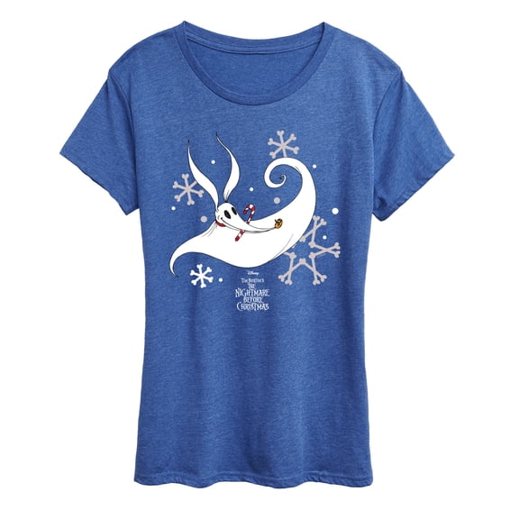The Nightmare Before Christmas - Zero Snowflakes - Women's Short Sleeve Graphic T-Shirt