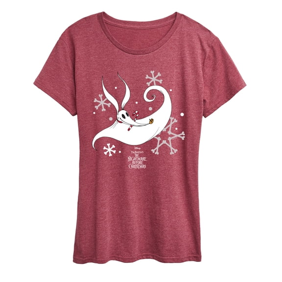 The Nightmare Before Christmas - Zero Snowflakes - Women's Short Sleeve Graphic T-Shirt