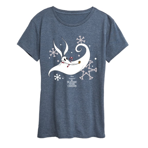 The Nightmare Before Christmas - Zero Snowflakes - Women's Short Sleeve Graphic T-Shirt