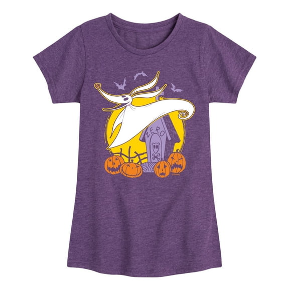 The Nightmare Before Christmas - Zero - Toddler And Youth Girls Short Sleeve Graphic T-Shirt