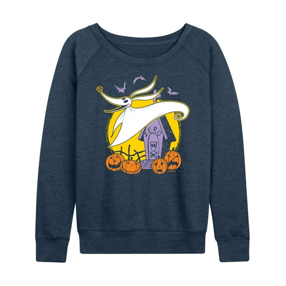 The Nightmare Before Christmas - Zero - Women's Lightweight French Terry Long Sleeve Shirt