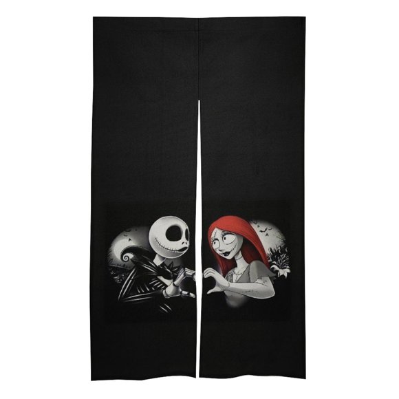 The Nightmare before Christmas Cartoon children's door curtain partition dressing room decoration 86x143cm