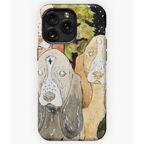 The Nightwatcher Trio of the Hounds Fantasy Art A3432 Phone Case for iPhone 11 to 17 Pro Max