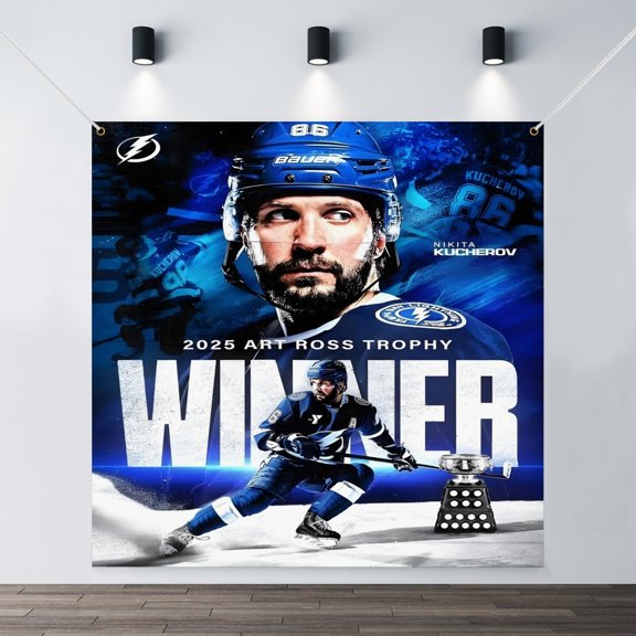 The Nikita and Kucherov holiday banner is perfect for adding festive cheer.35.43x35.43in90x90cm