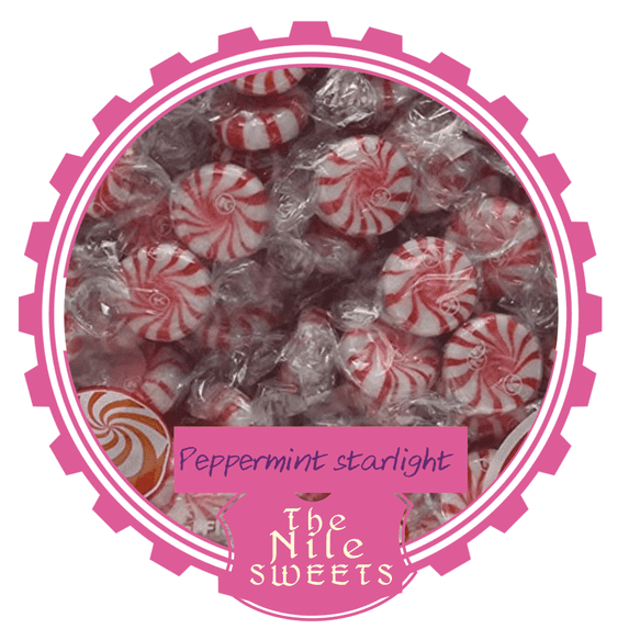 The Nile Sweets Starlight Peppermint Mints 4 LB Breath Mints-Candy Balls, Starlight Mints, Holiday Mint Candy, Bulk Individually Wrapped Peppermint