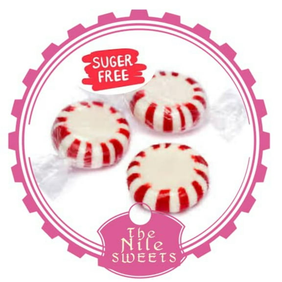 The Nile Sweets Sugar Free Peppermint Starlights Hard Candy