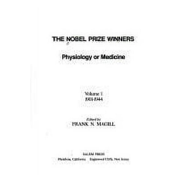 Pre-Owned The Nobel Prize Winners 9780893565732