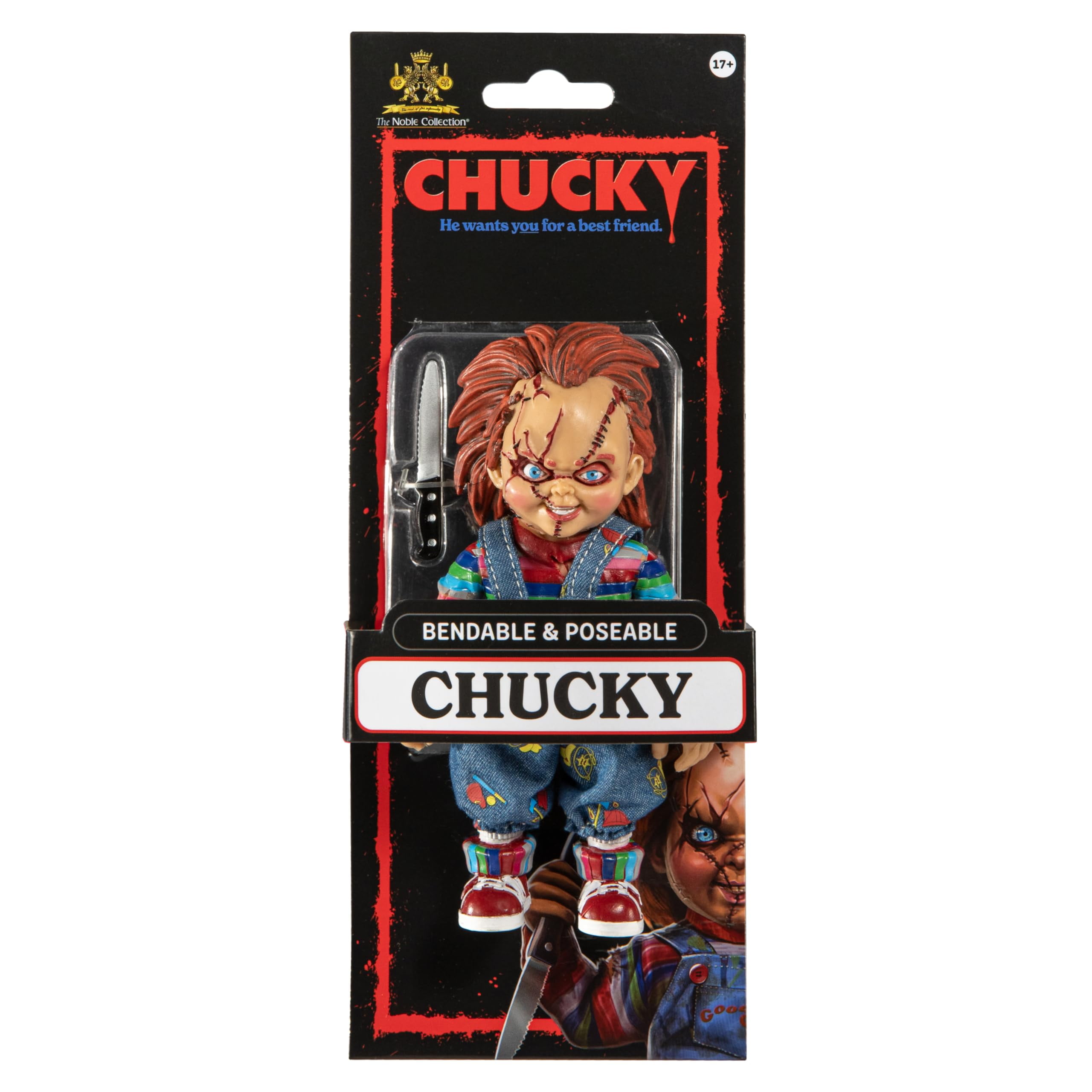 Universal Studios, Chucky Action Figure, 5.5‚Äù Bendable