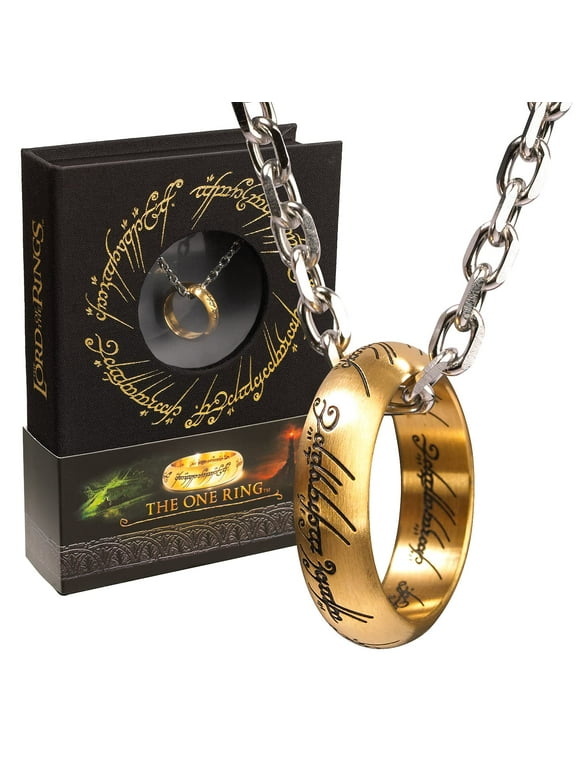 No Author The Noble Collection The Lord of the Rings The One Ring - Anodised Stainless Steel On