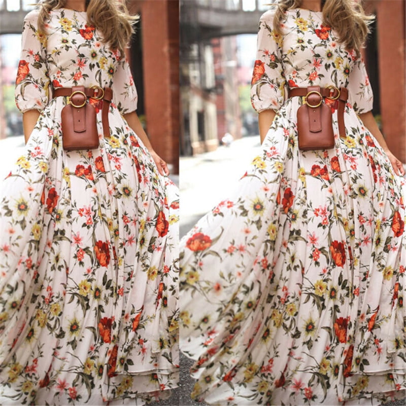 The Noble Collection Boho Long Maxi Summer Flower Liberia | Ubuy