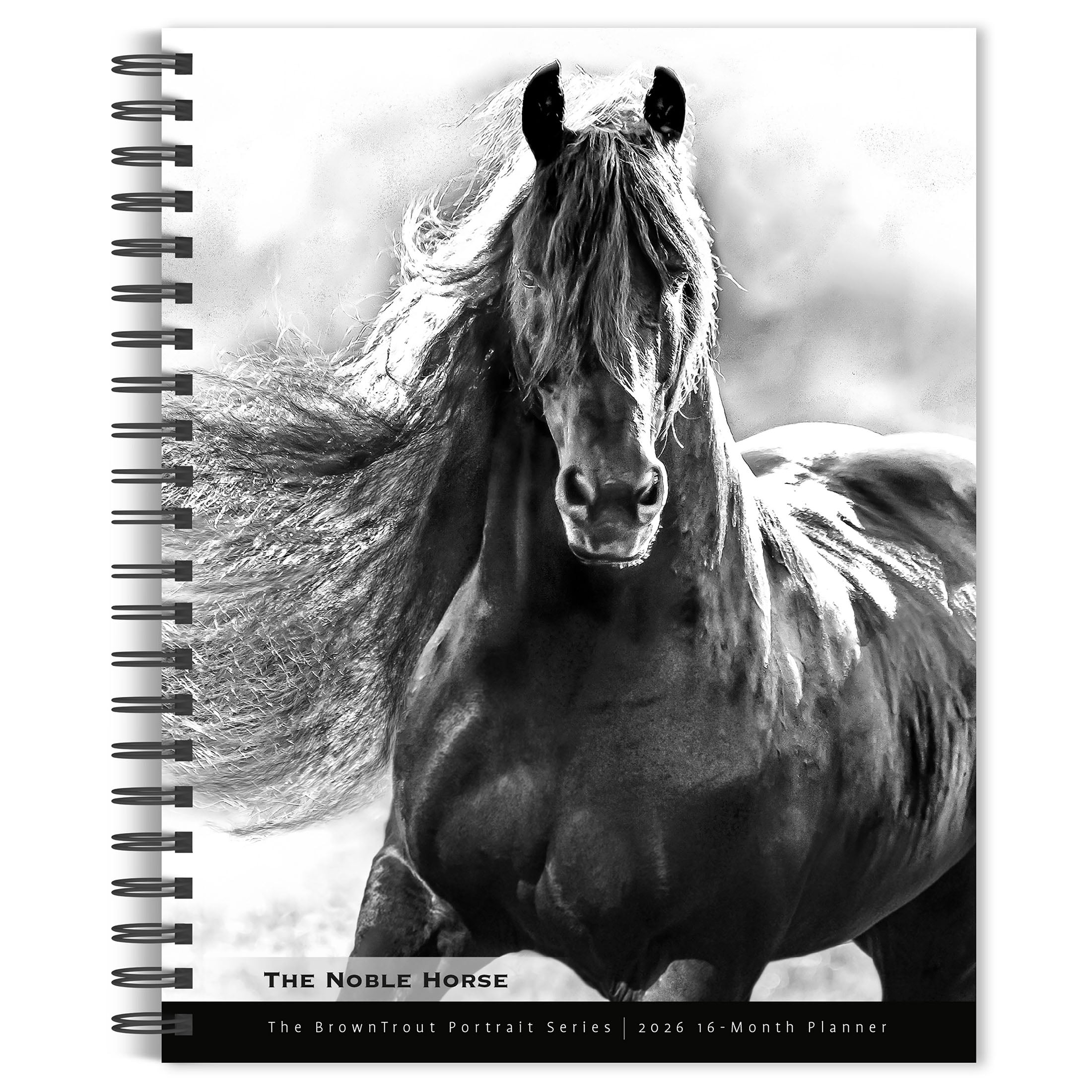 The Noble Horse | 2026 6x7.75" Spiral-Bound Engagement Planner | BrownTrout