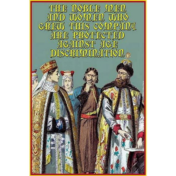 The Noble Men and Women- Fine Art Canvas Print (20" x 30")