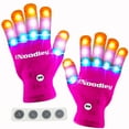 thumbnail image 1 of The Noodley LED Gloves for Kids Light Up Toy Costume Accessory for Children, Teens, Boys & Girls, 1 of 10